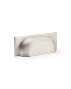 Komgreep 'Quantock' - 96mm - Mat vernikkeld - AW905SN
