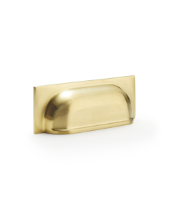 Komgreep 'Quantock' - 96mm - PVD Mat messing - AW905SBPVD