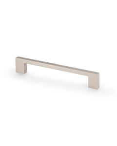 Meubelgreep 'Marco' - Mat vernikkeld - 180x30x160mm - AW837-160-SN