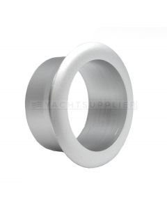 Inboorring Massief messing mat verchroomd - Plaatdikte: 19-28mm