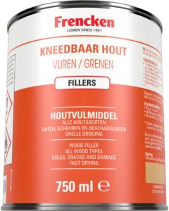Frencken Kneedbaar hout - 750 ml - Licht Eiken