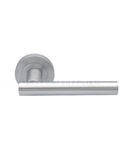 Deurklink Calla - Mat chroom - Op rond rozet Ø51mm - AQ4SC