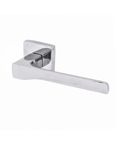 Deurklink Flash - Chroom gepolijst - Op vierkant rozet 51x51mm - FH5CP