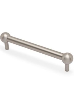 Meubelgreep Plain  Caesar  - Mat vernikkeld - 185x25x160mm - AW856-160-SN