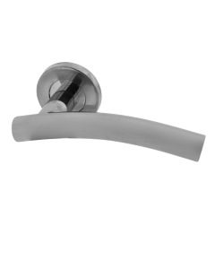 Deurklink Roma - RVS gepolijst - Op rond rozet Ø52mm - CSL1193BSS