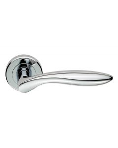 Deurkruk Shark op rozet Ø 50,5mm chroom - ZIN3131PC