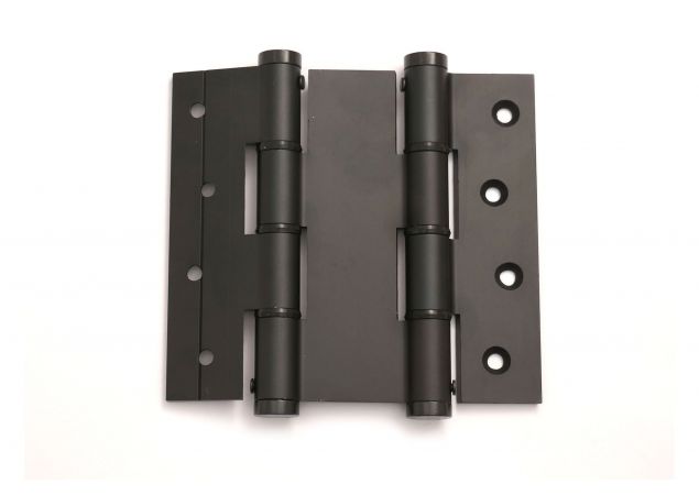 Deurveerscharnier dubbelwerkend - Lengte 120mm - Deurdikte 40mm - Aluminium zwart