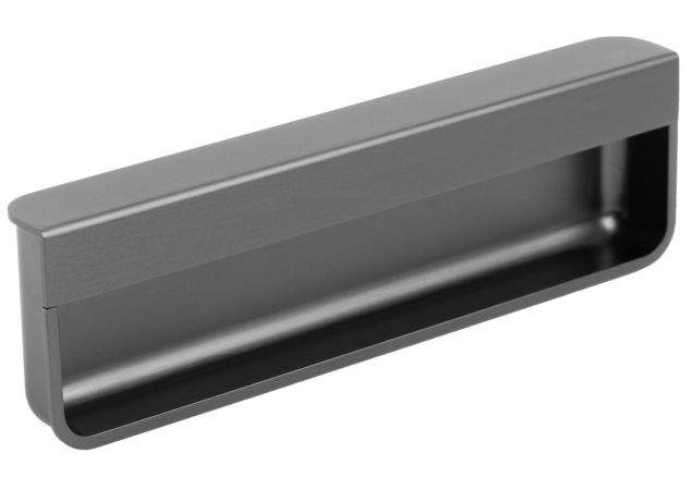 Komgreep - Gun metal - 154x128x45mm