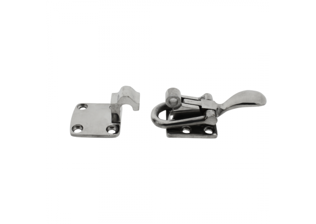 Spansluiting Rvs 316 37x37mm met hoeksluitplaat 