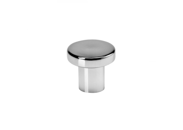Meubelknop rond Dial - Ø28mm - Hoogte: 25mm - Glans chroom
