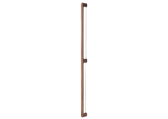 Deurgreep hout - 1026x48x496/992mm - Walnoot - Blinde sluiting
