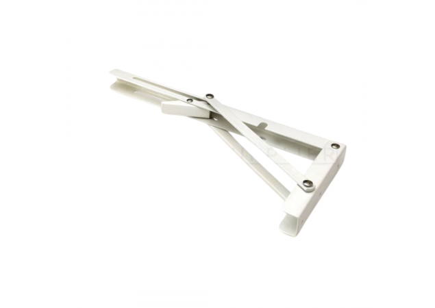 Inklapbare plankdrager - 60kg - 200mm - Wit