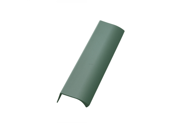Profielgreep recht - 200mm - HOH 2x80mm - Groen gecoat
