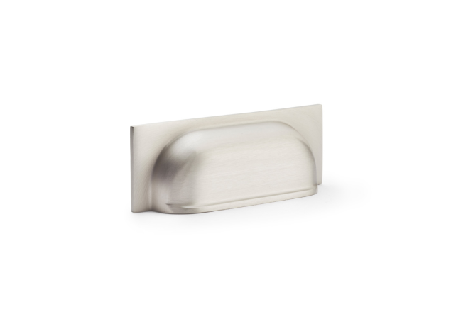 Komgreep 'Quantock' - 96mm - Mat vernikkeld - AW905SN