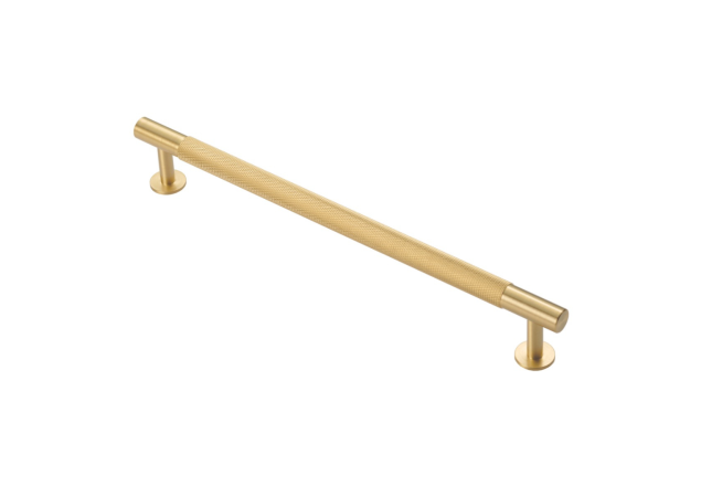 Meubelgreep Knurled - 254x36x224mm - Mat messing - FTD700ESB