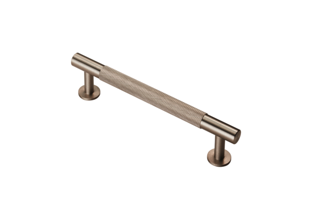 Meubelgreep Knurled - 158x36x128mm - Mat vernikkeld - FTD700BSN