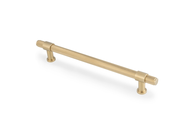 Meubelgreep Knurled 'Kingston' - PVD Mat messing - 284x44x224mm - AW839-224-SBPVD