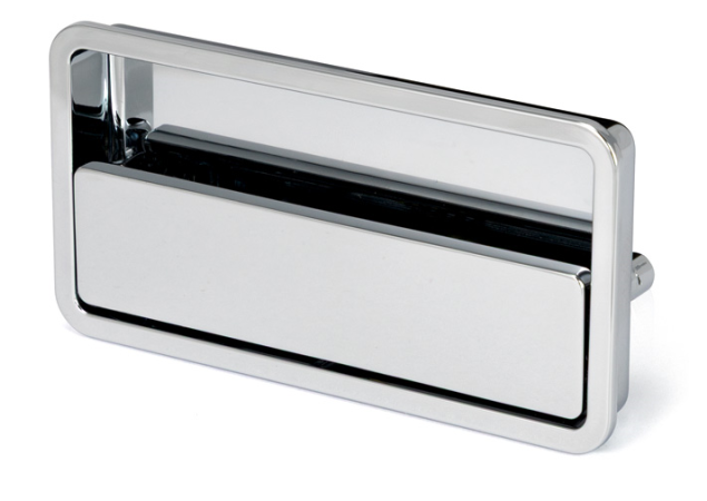 Zelfvergrendelende Komgreep Shelly - Rechthoek - Chroom - 98.4x51.2mm - 56611.0071