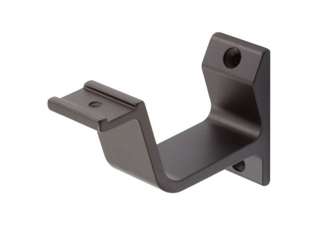 Leuninghouder vlak zadel - 76mm - Zwart - 3550-18