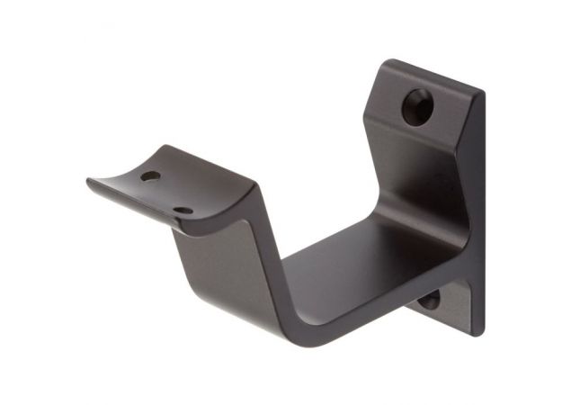 Leuninghouder hol zadel - 76mm - Zwart - 3552-18