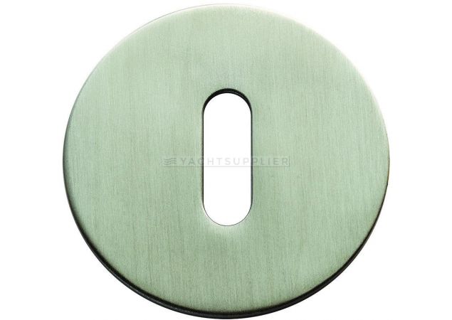 Klavierrozet Ø54mm - Opschroefmontage - RVS 304 (A2) geborsteld (per stuk) - SWB103BBSSS