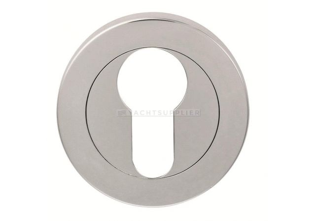 PC-rozet Ø50mm - Opschroefmontage - RVS 316 (A4) geborsteld (per stuk) - SW102SSS