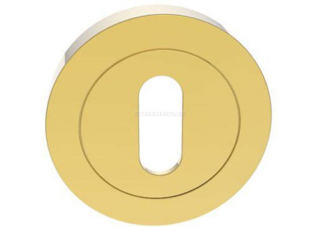 Klavierrozet Rond Ø50mm - Messing gepolijst  - AA3