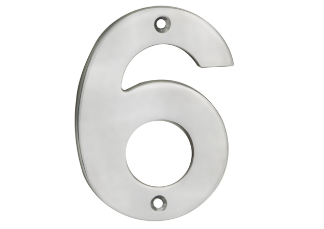 Huisnummer 6/9 - RVS 316 - Mat - 100mm
