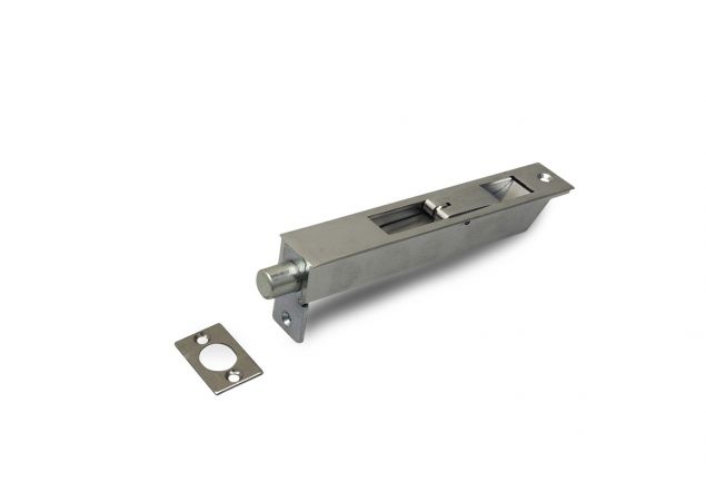 Kantschuif Bascule - 150x25mm - 13mm stift - Aluminium verchroomd
