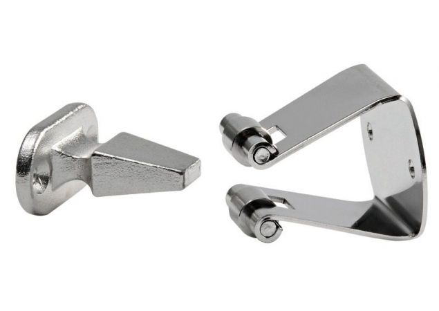 Deurklem met veer - 30mm - Rvs 304 (A2)