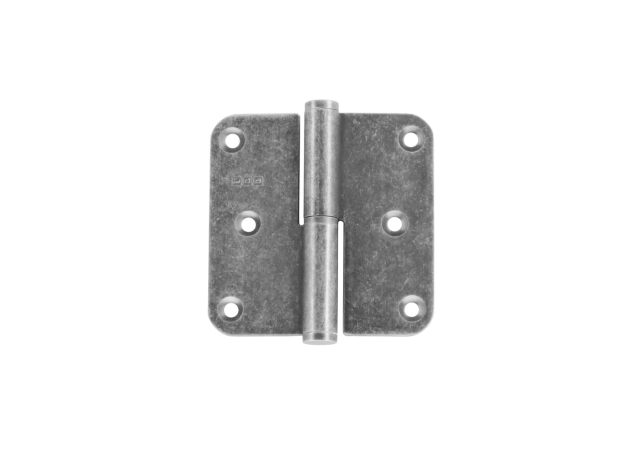 Paumelle HDD 80x80x2.5 antiek zilver Rechts