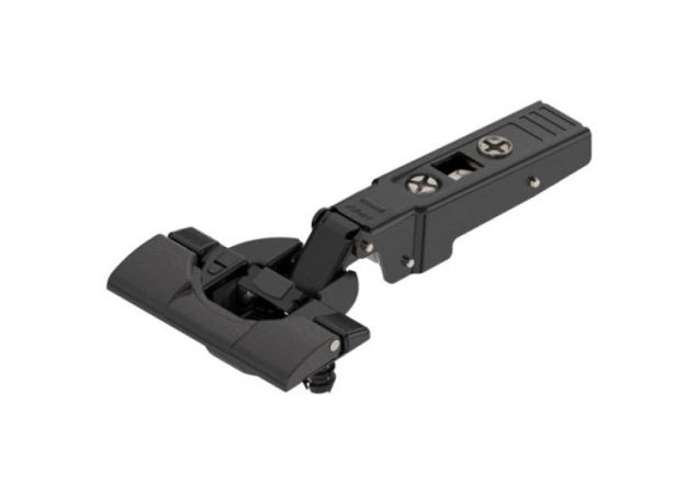 Blum Inserta potscharnier Zwart - Soft-close - Opliggend - 71B9590 ONS - Voor dikke deuren