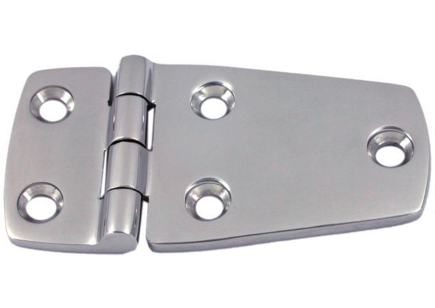 Staartscharnier 76x38x4,0mm Rvs 316