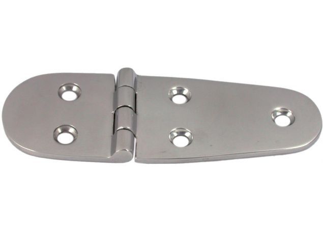 Staartscharnier 110x38x2,0mm L1 38mm Rvs 304