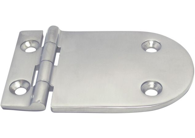 Luikscharnier knoop boven 103x65x4,0mm L1 21mm Rvs 316
