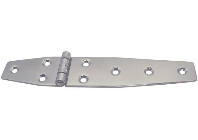 Staartscharnier 180x38x2,0mm L 160mm Rvs 304