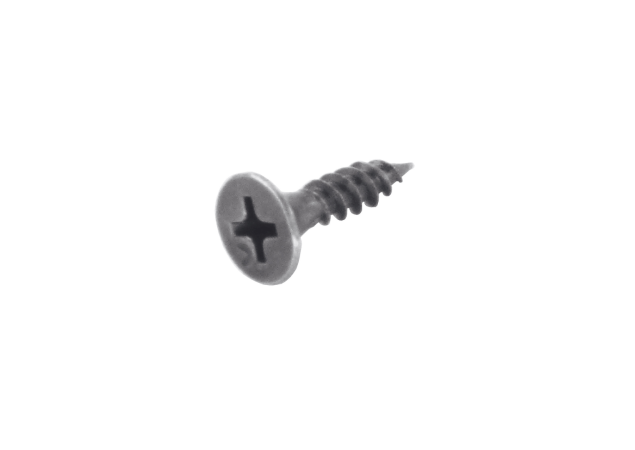 HDD schroef voor paumelle 4x16mm antiek zilver