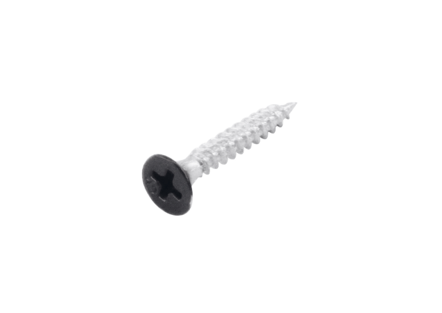 HDD schroef voor paumelle 4x25mm mat zwart