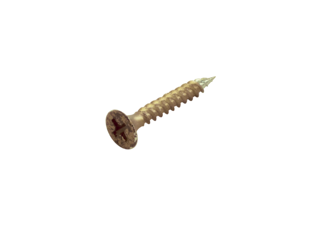 HDD schroef voor paumelle 4x35mm antiek messing