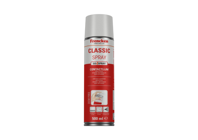 Frencken AS1212 Contactlijm Go4Spray Classic - 500 ml - Spuitbus