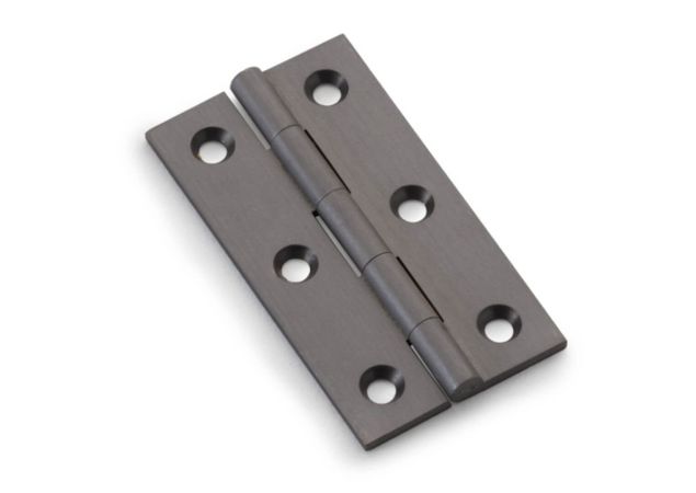Meubelscharnier Antraciet - 64x35x2mm - 2 stuks - AW064-CH-DBZ