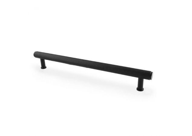 Meubelgreep Knurled 'Crispin' - Mat zwart - 262x39x224mm - AW809-224-BL
