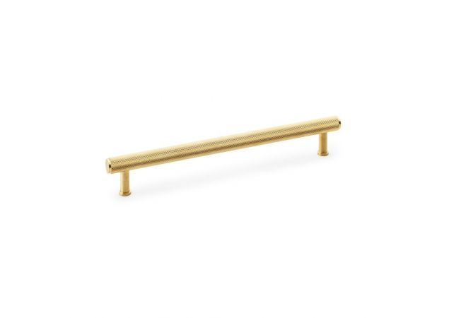 Meubelgreep Knurled 'Crispin' - PVD Mat messing - 262x39x224mm - AW809-224-SBPVD