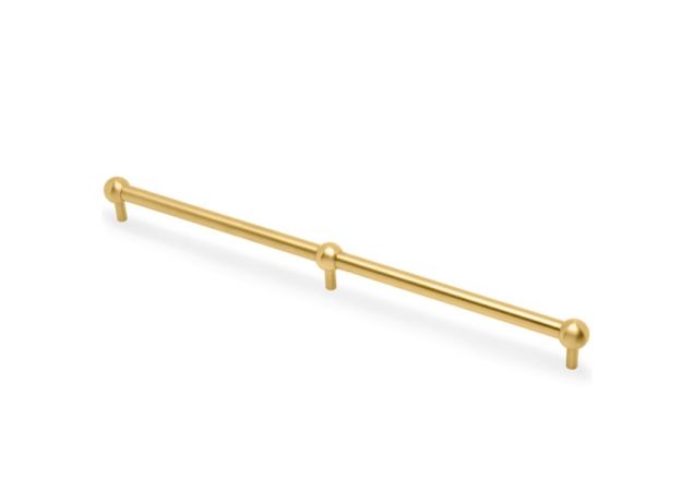 Meubelgreep Plain Caesar- PVD Mat messing - 473x25x224/448mm AW856-448-SBPVD