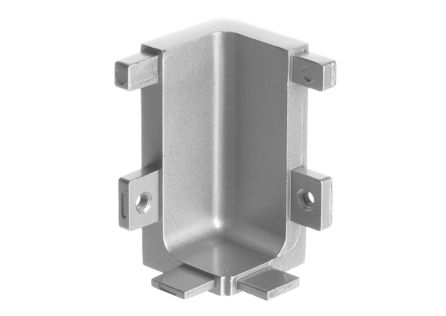 Binnenhoek voor greeplijst L-profiel - Geanodiseerd aluminium