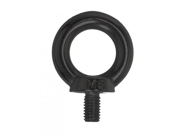 Oogbout Rvs 316 M8x13mm DIN 580 - PVD Mat zwart