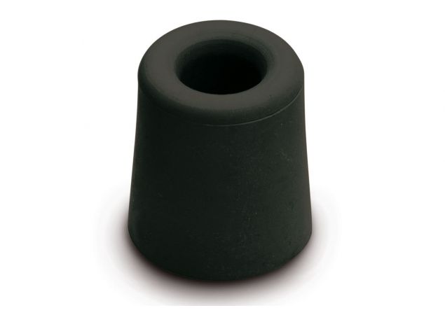 Deurbuffer Ø31x33mm Zwart Rubber