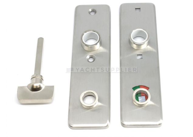 WC-Schild 165x45mm - Binnenzijde - RVS Mat
