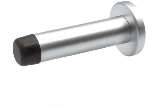 Deurstopper 70mm Messing mat chroom , voor wandbevestiging , diameter 16mm - AZ22SC