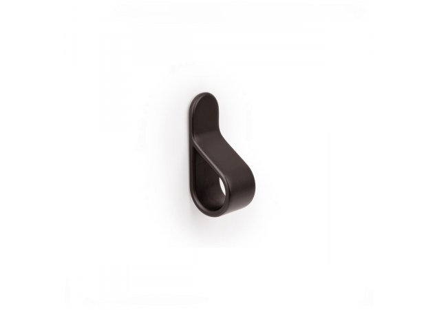 Meubelknop gebogen - 22x63x29mm - Mokka bruin